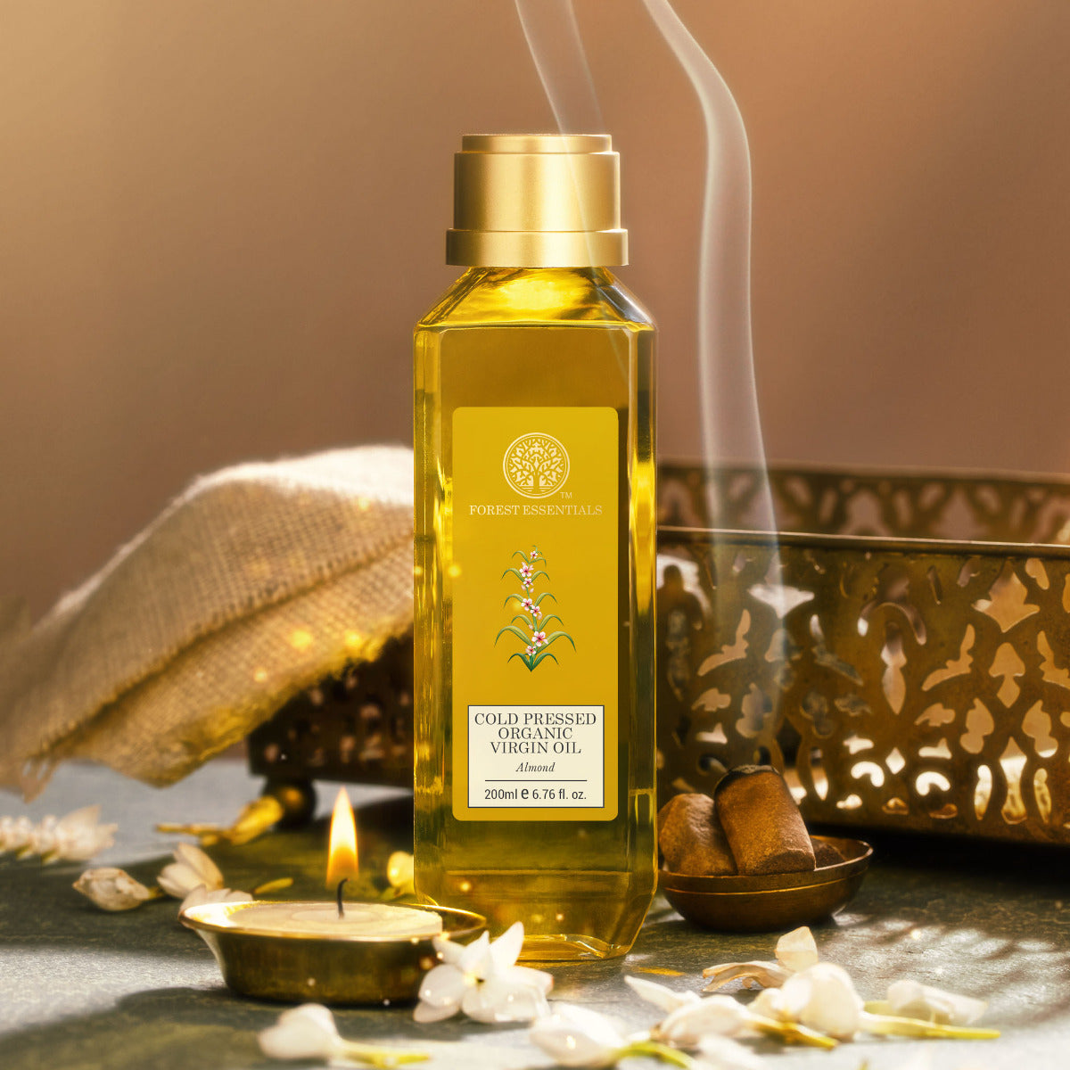 Organic Cold Pressed Virgin Oil Almond 200 ml