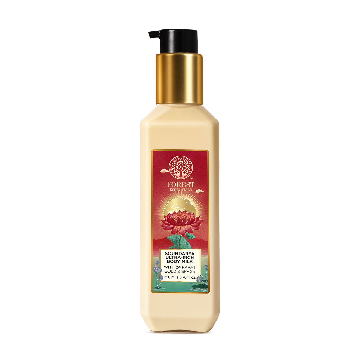Ultra Rich Body Milk Soundarya With 24K Gold & SPF25 200 ml