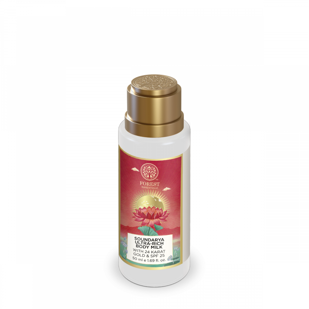 Travel Size Ultra Rich Body Milk Soundarya With 24K Gold & SPF25 50 ml