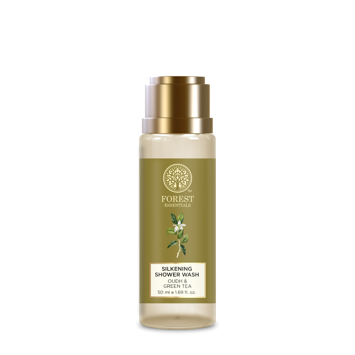 Travel Size Silkening Shower Wash Oudh & Green Tea 50 ml