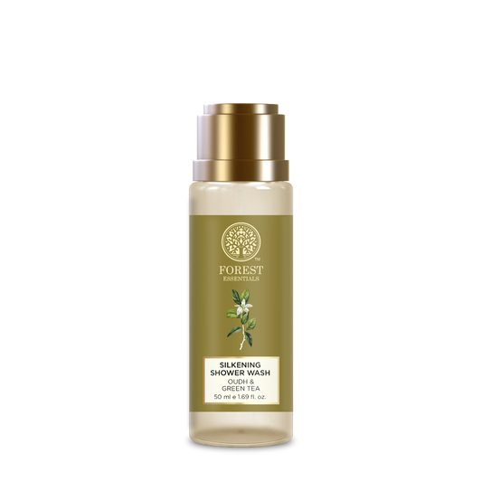 Travel Size Silkening Shower Wash Oudh & Green Tea 50 ml