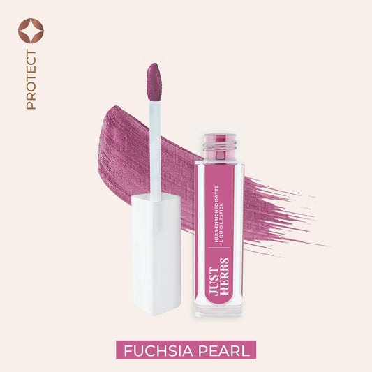 【Just Herbs】 Herb-enriched Matte Liquid Lipstick 08 Fuchsia Pearl