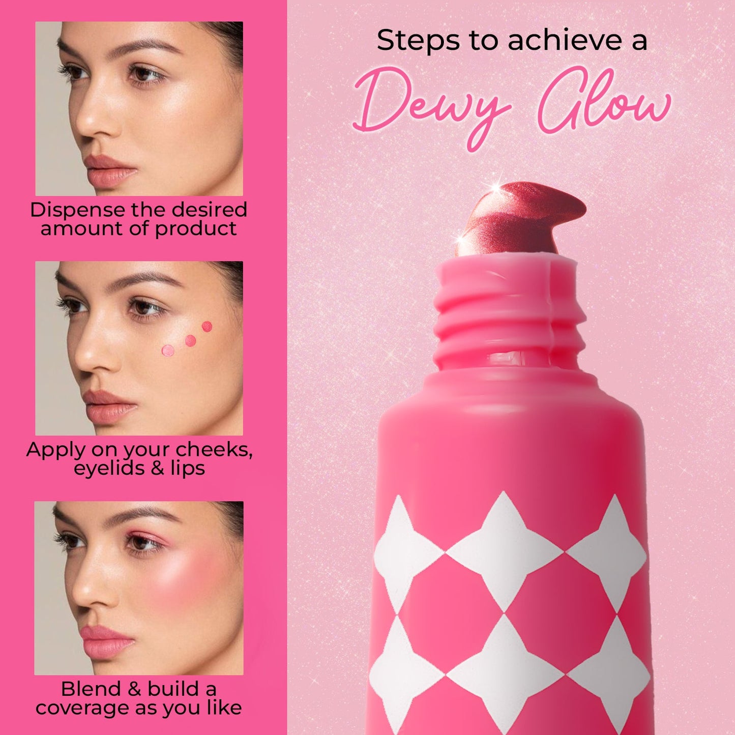 Halo Glow Blush Drops with Mango Butter and Rice Starch