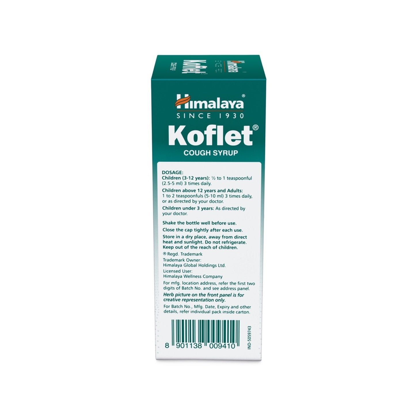 KOFLET SYRUP 100 ML + 6 LOZENGES FREE 100ml