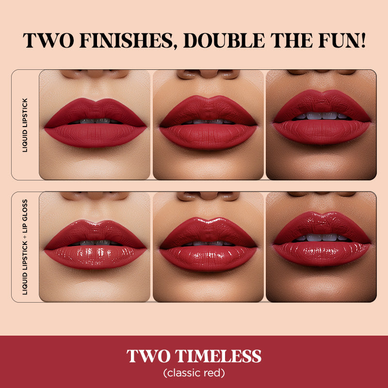 Two Good! 2 in 1 Liquid Lipstick & Lip Gloss Duo 1 L