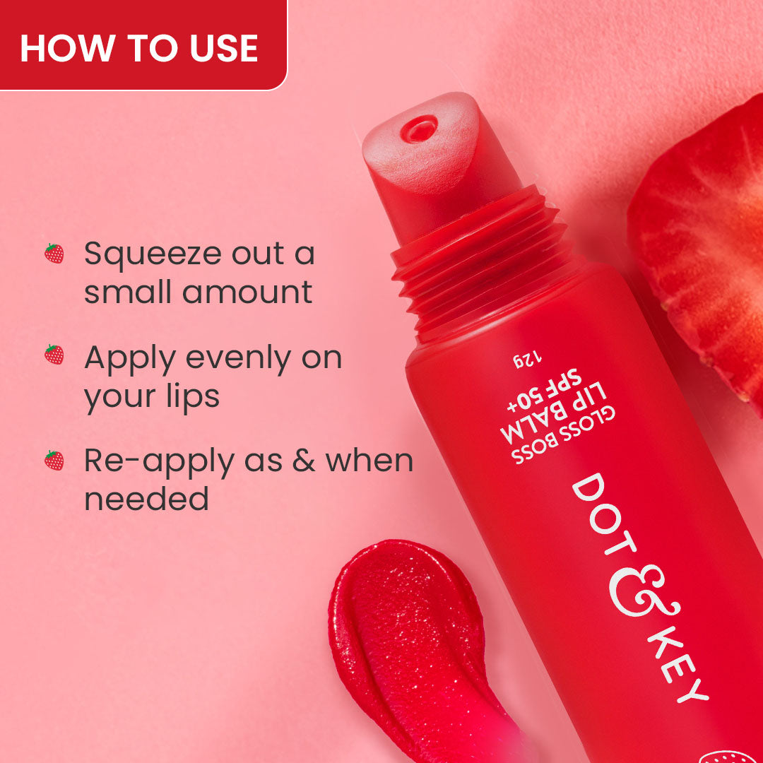 Vitamin C + E Gloss Boss Lip Balm In-Vivo Tested SPF 50+ PA+++ 