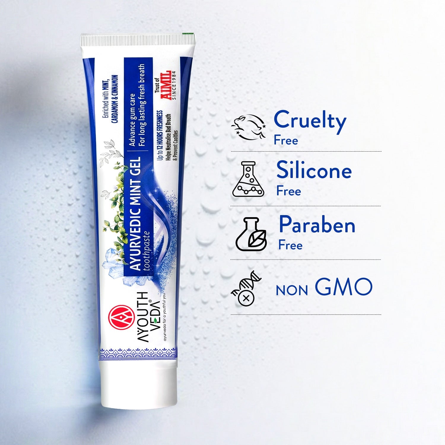 Mint Gel Toothpaste Net qty.- 100 g each set of 2 100g