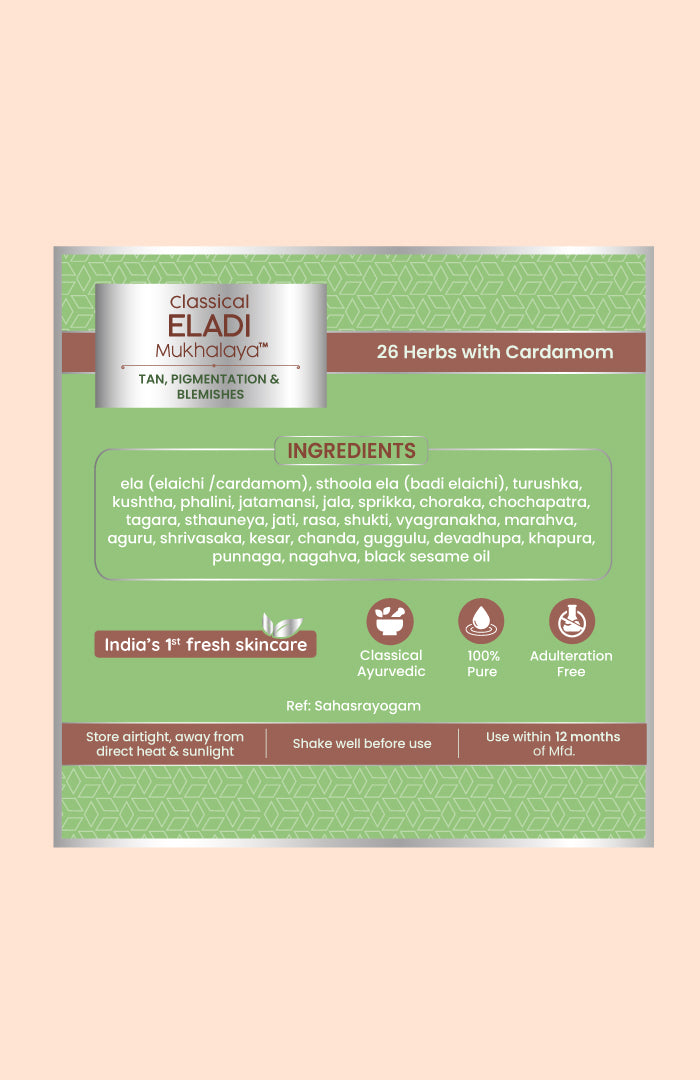 Classical Eladi Mukhalaya Face Oil 30ml
