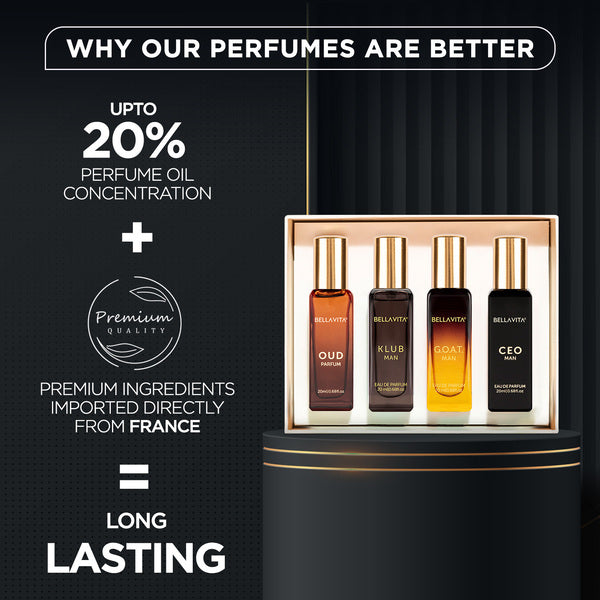 Luxury Perfume Gift Set For Men - 4 x 20ml (Occasions) 20ml