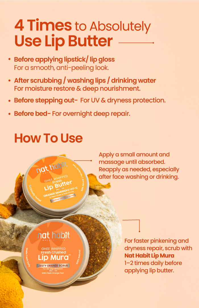 Orange Marigold Vit-C Lip Butter 8g x 1個