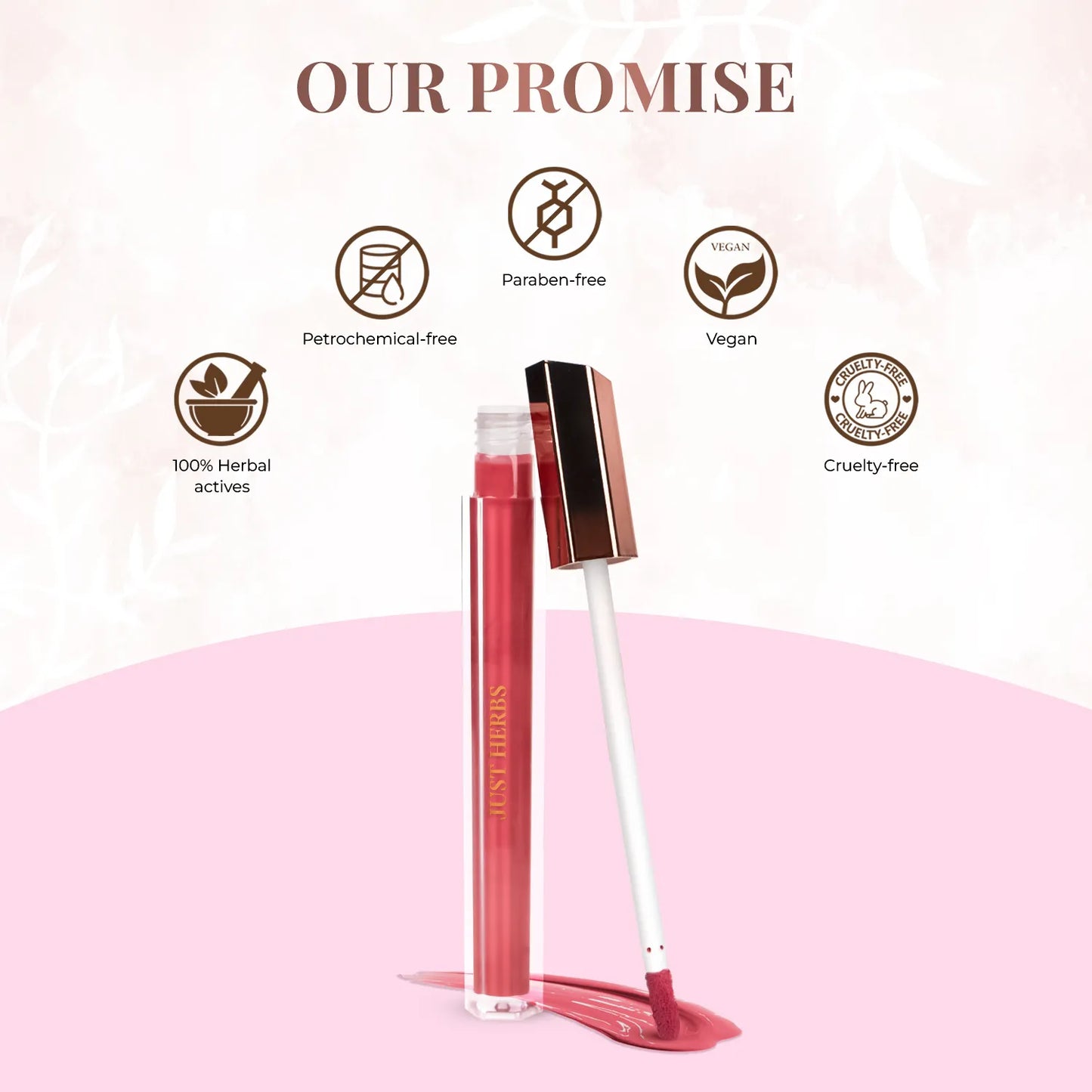 Plant-powered Glass Lip Ink with Cica and Sweet Almond Oil