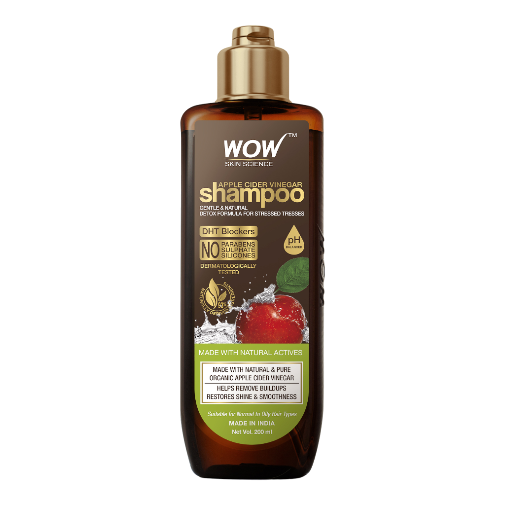 【WOW Skin Science】Apple Cider Vinegar Clarifying Shampoo｜アップルサイダービネガー クラリファイング シャンプー｜200ml
