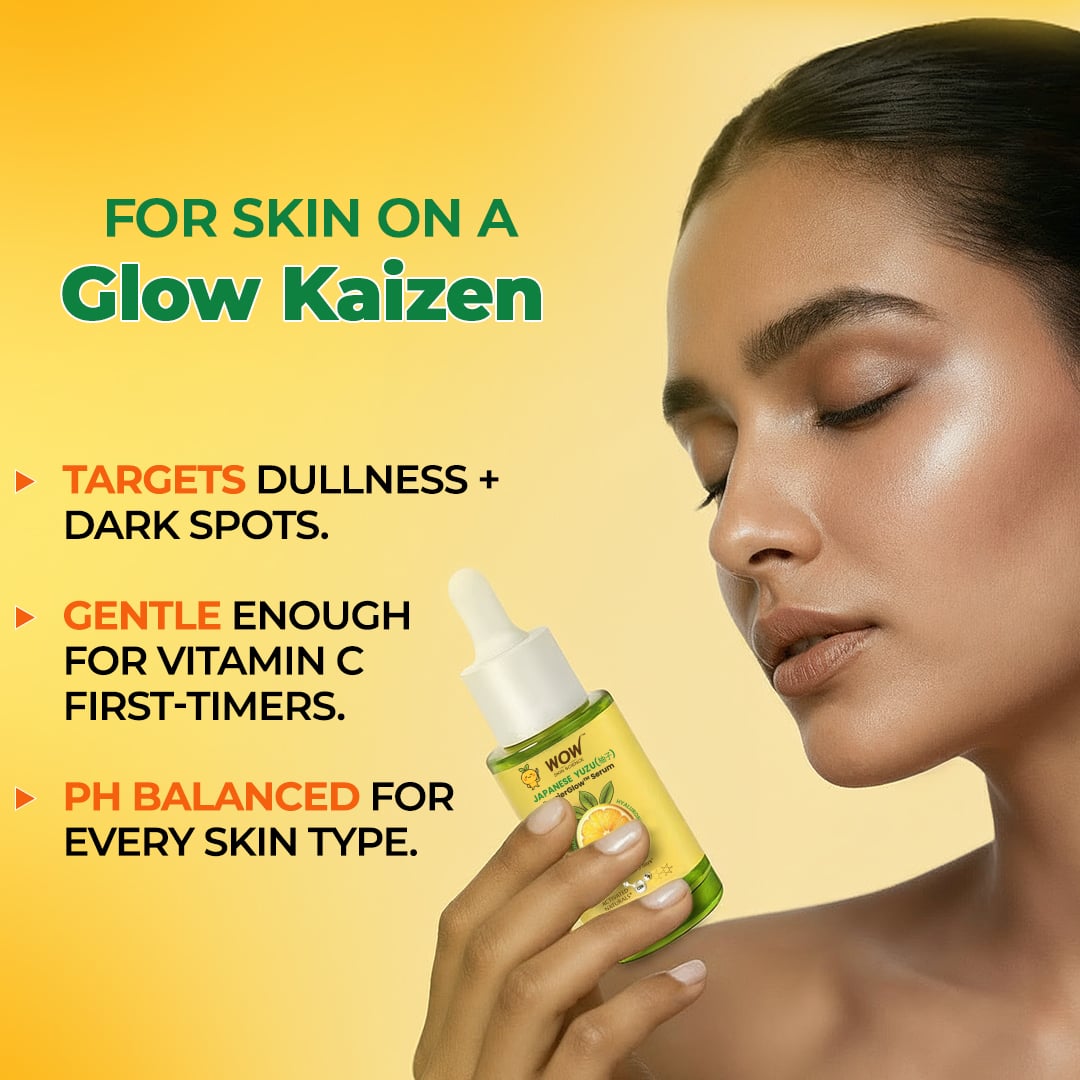 Japanese Yuzu & Vitamin C Brightening Face Serum Boosts Complexion 30ml