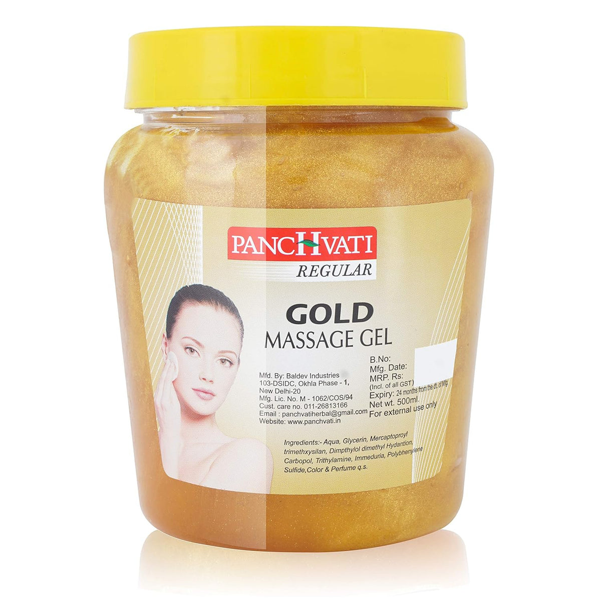 Gold Massage Gel Pack of 2 500g x 2