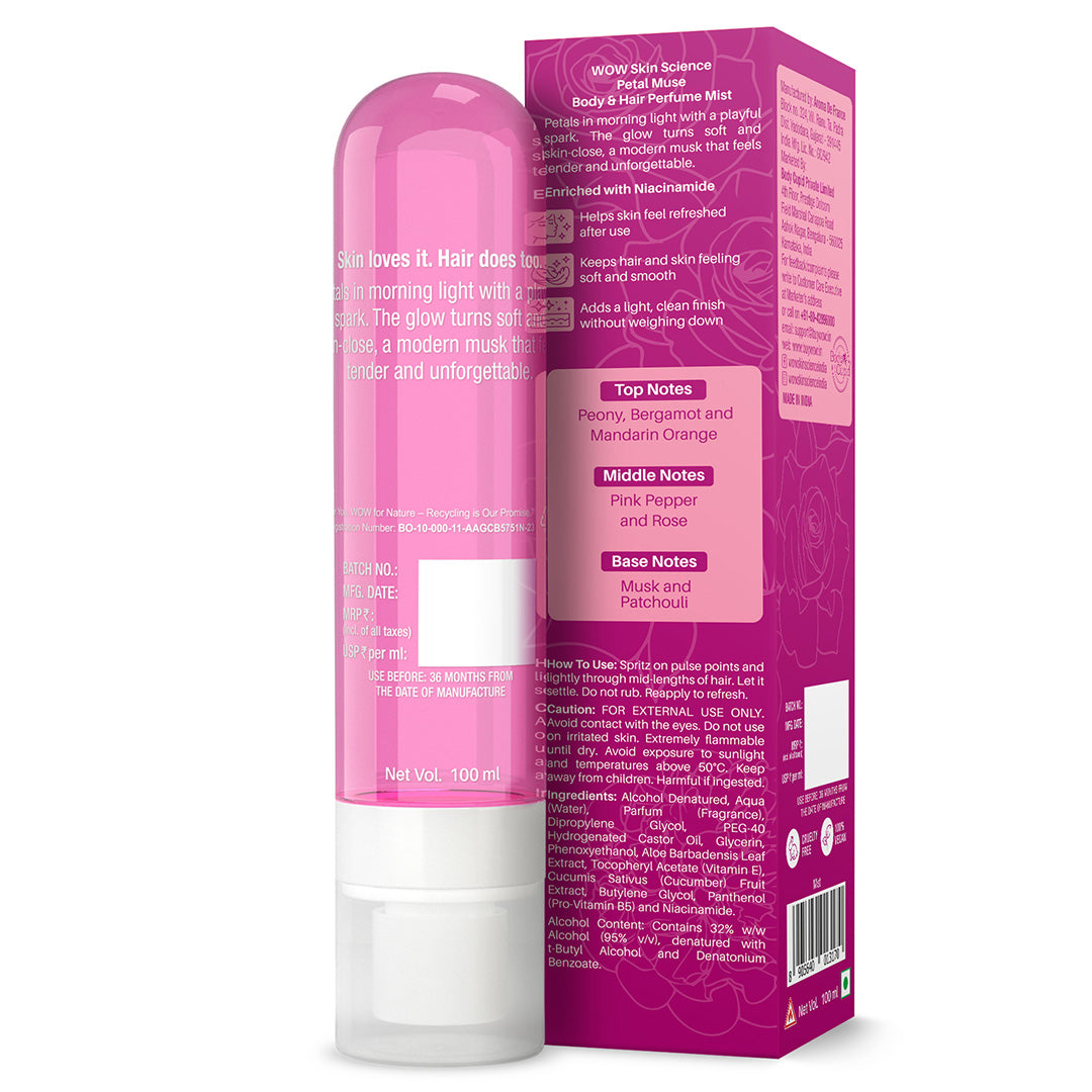 Morning Light Floral Hair & Body Mist Refreshing Peony Fragrance 100ml