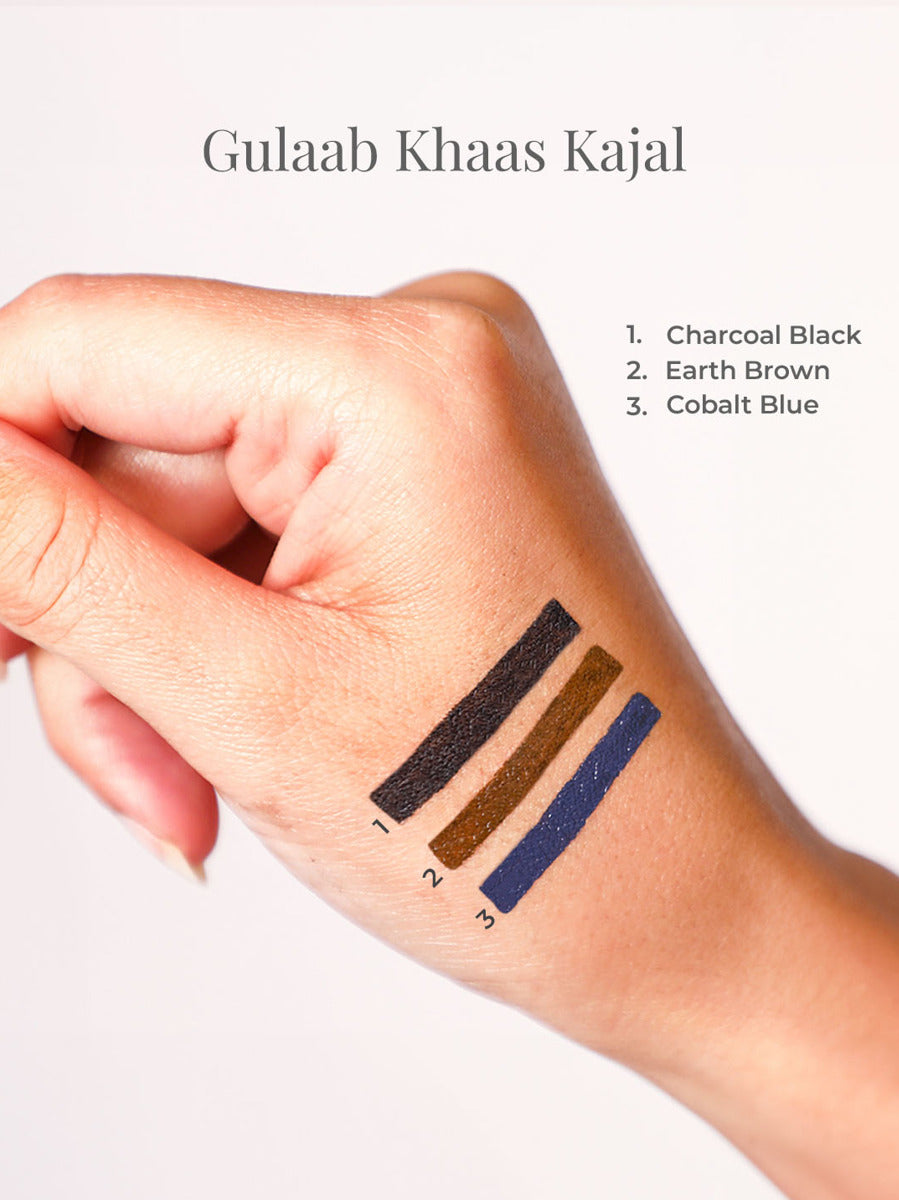 Charcoal Black Gulaab Khaas Kajal 0.30g