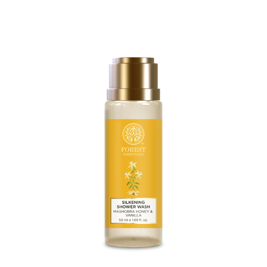 Travel Size Silkening Shower Wash Mashobra Honey & Vanilla 50 ml