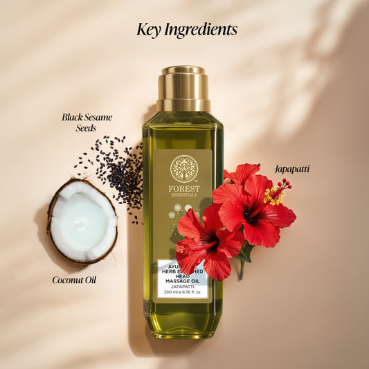 Ayurvedic Herb Enriched Head Massage Oil Japapatti 200ml