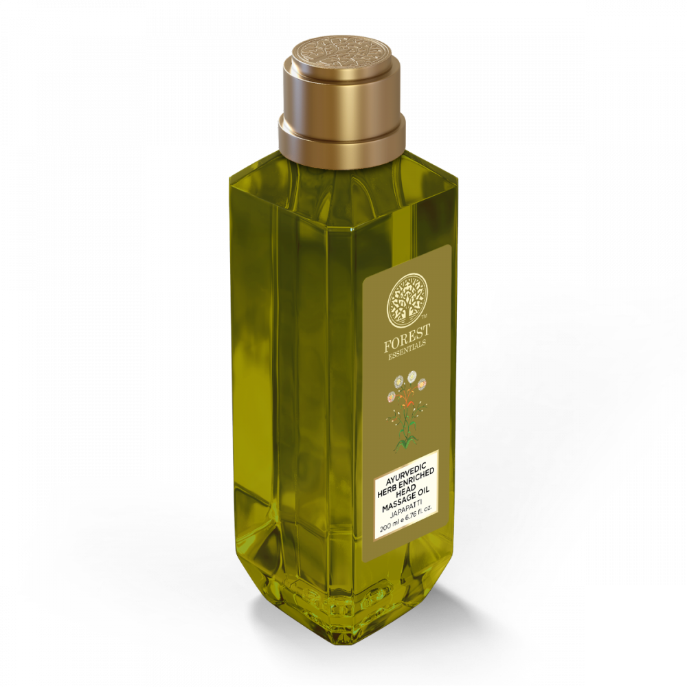 Ayurvedic Herb Enriched Head Massage Oil Japapatti 200ml