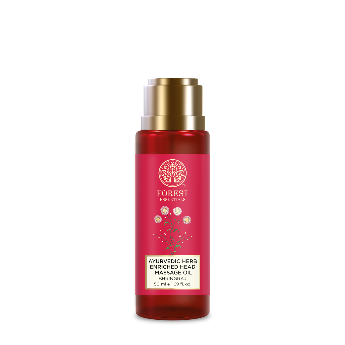 Travel Size Ayurvedic Herb Enriched Head Massage Oil Bhringraj 50 ml