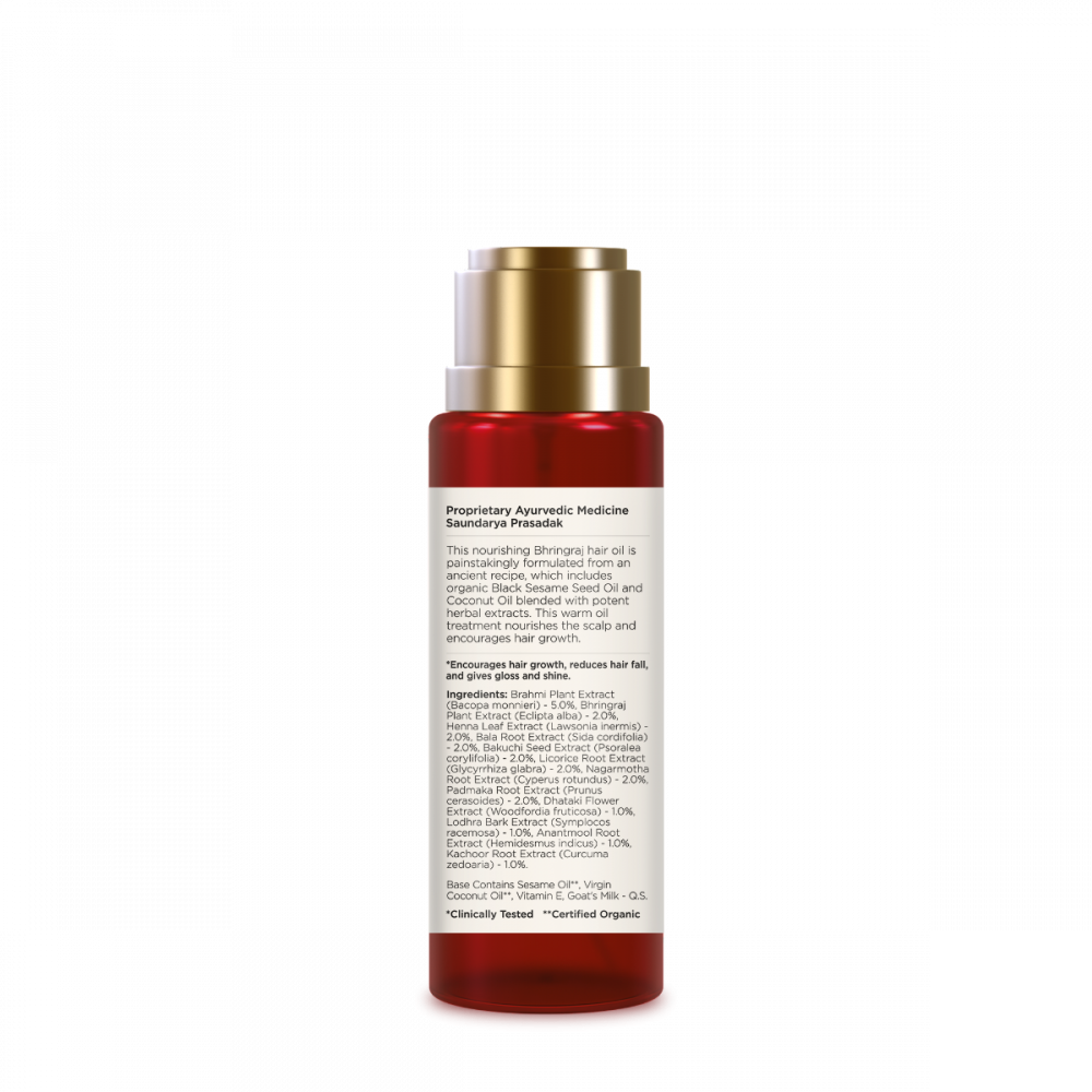 Travel Size Ayurvedic Herb Enriched Head Massage Oil Bhringraj 50 ml