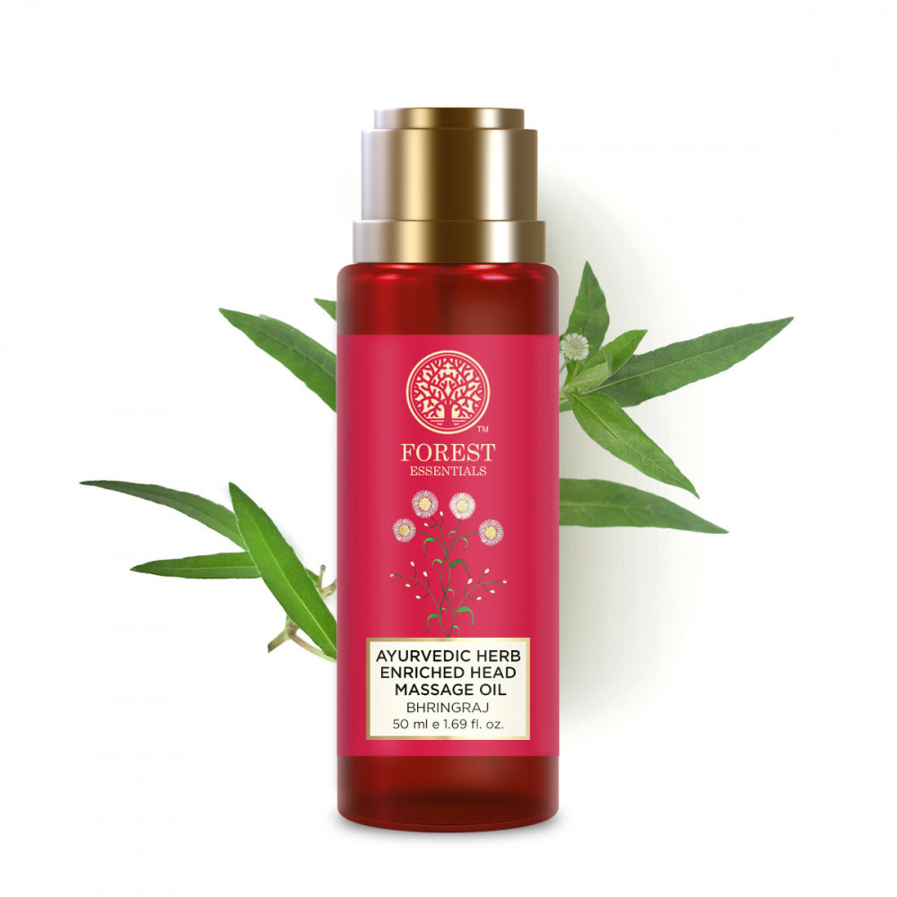Travel Size Ayurvedic Herb Enriched Head Massage Oil Bhringraj 50 ml