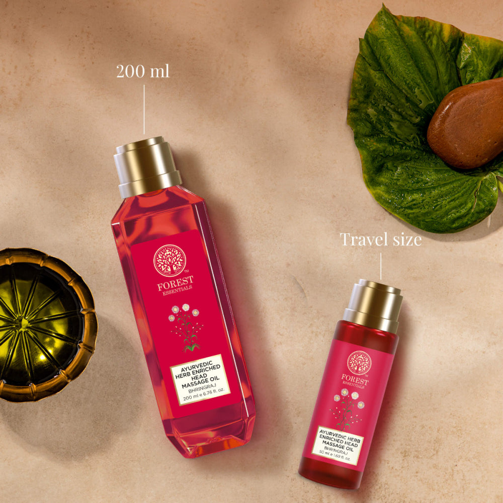 Travel Size Ayurvedic Herb Enriched Head Massage Oil Bhringraj 50 ml
