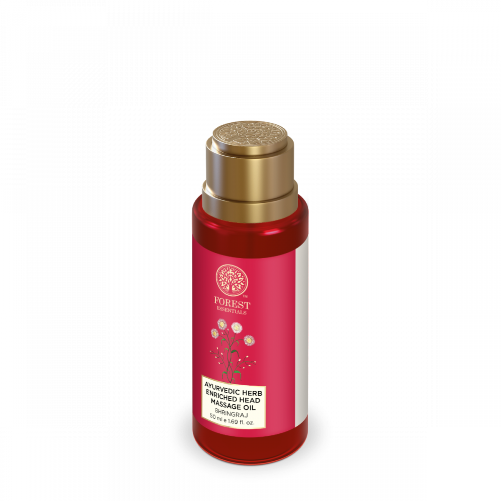 Travel Size Ayurvedic Herb Enriched Head Massage Oil Bhringraj 50 ml