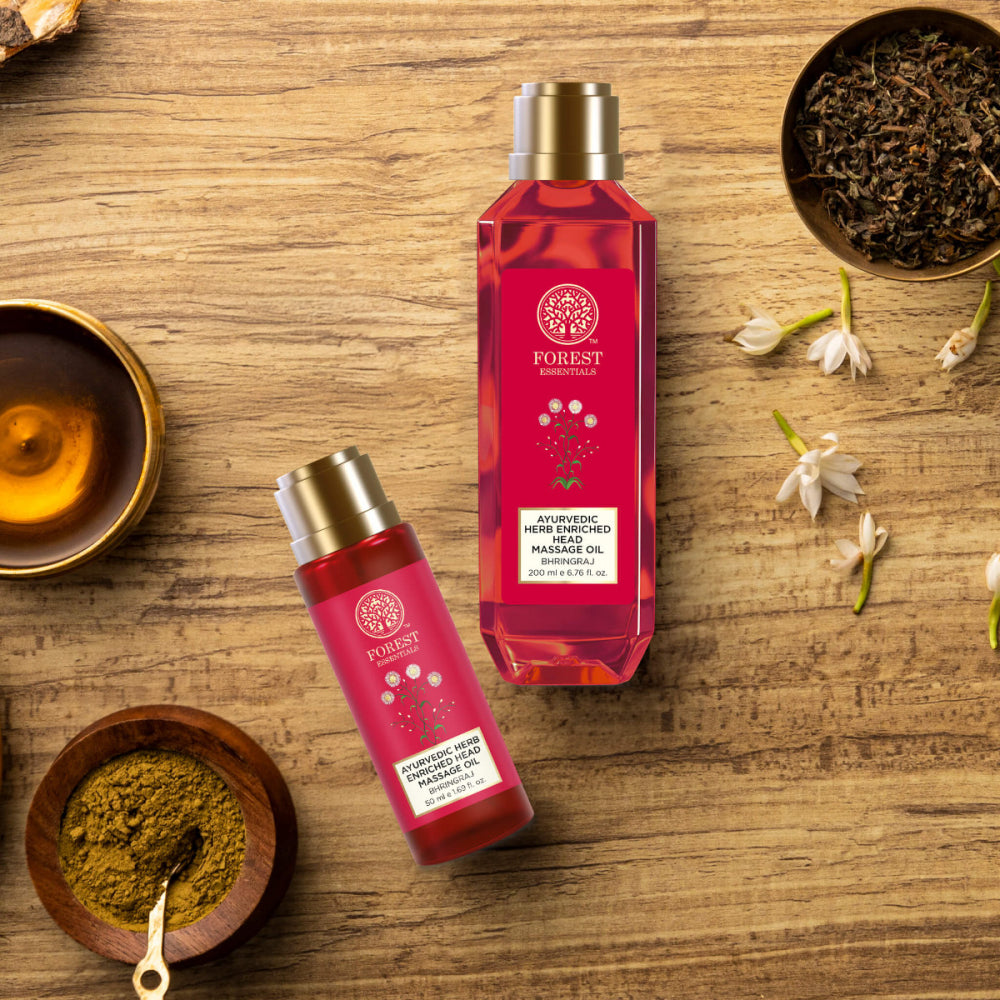 Travel Size Ayurvedic Herb Enriched Head Massage Oil Bhringraj 50 ml