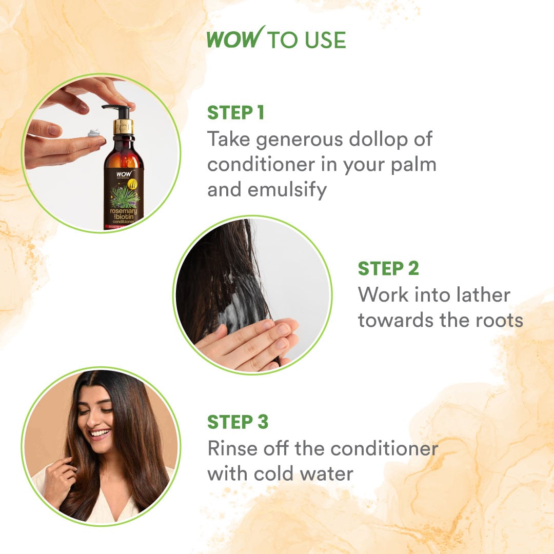 Rosemary Biotin Hair Conditioner Fuller-Looking, Smooth, Shiny Hair 250ml