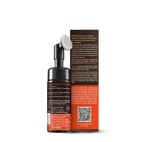 Brightening Vitamin C Foaming Face Wash With Built In Brush 150 ML