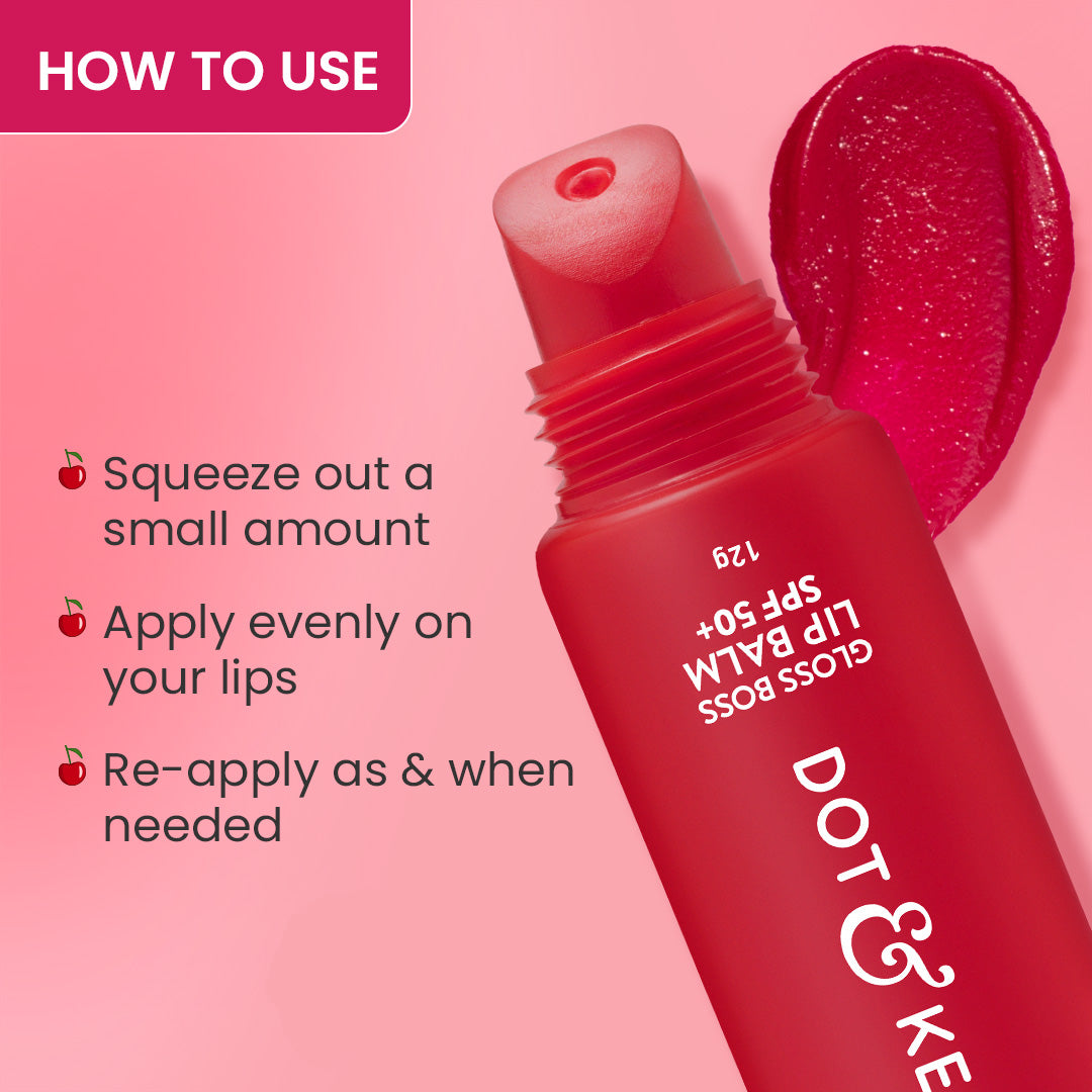 Vitamin C + E Gloss Boss Lip Balm In-Vivo Tested SPF 50+ PA+++ 