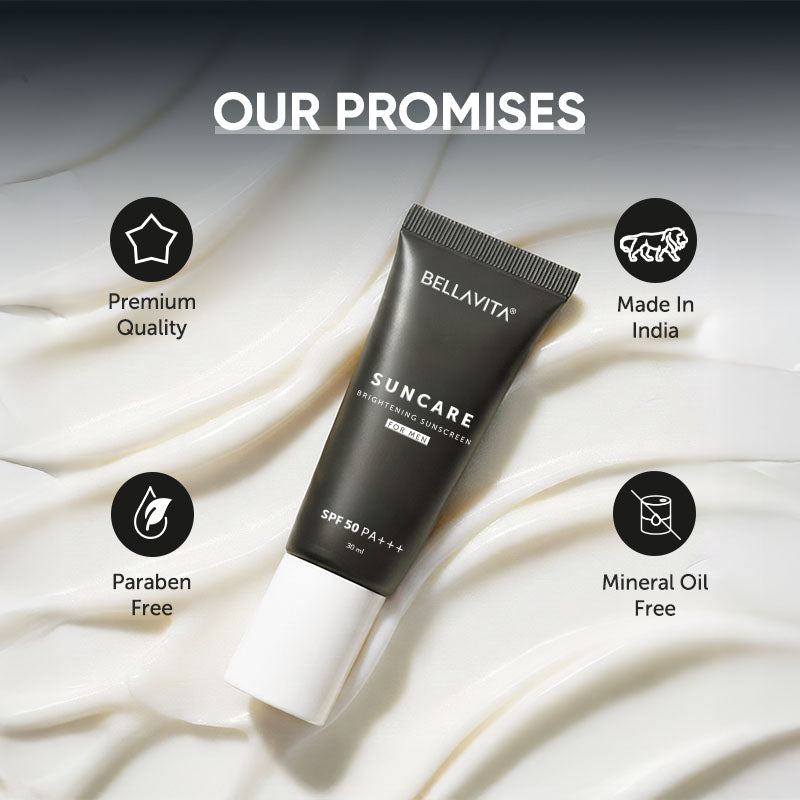 Suncare Brightening Sunscreen For Men SPF 50 PA+++ - 30ml 30ml