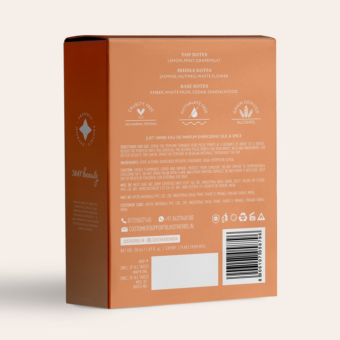 Energising Silk & Spice 50ml