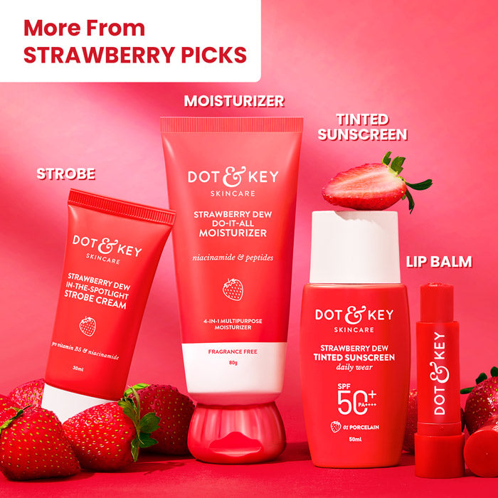 Strawberry Sunscreen Stick, In-Vivo Tested SPF 50+ PA++++ 20g