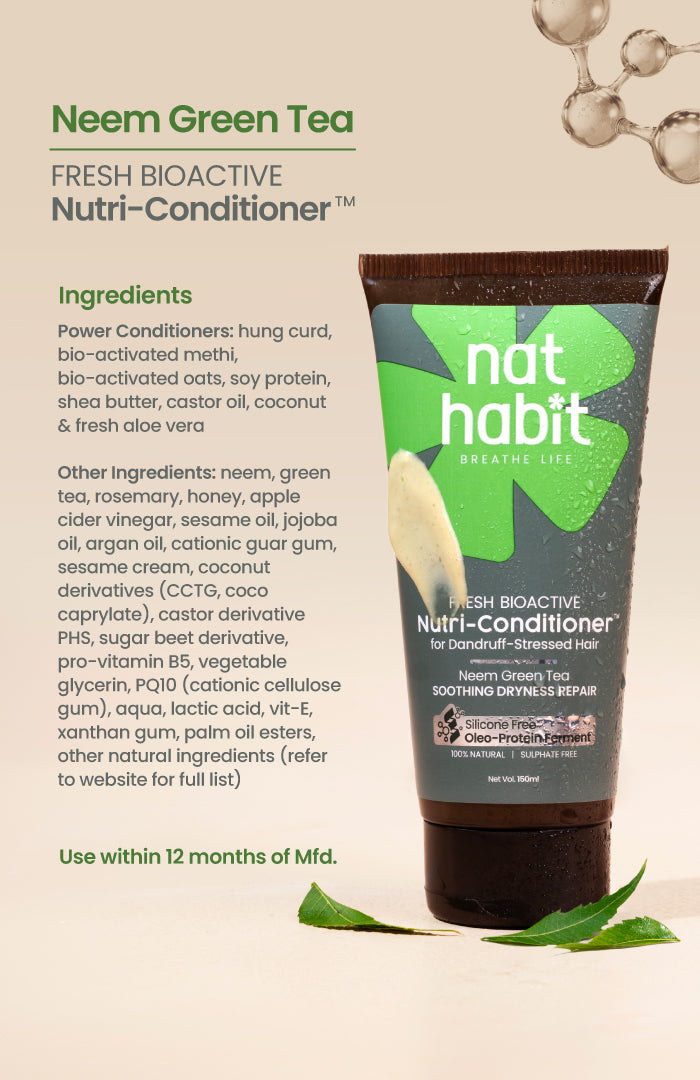 Neem Green Tea Nutri-Conditioner for Dandruff-Stressed Hair 150ml