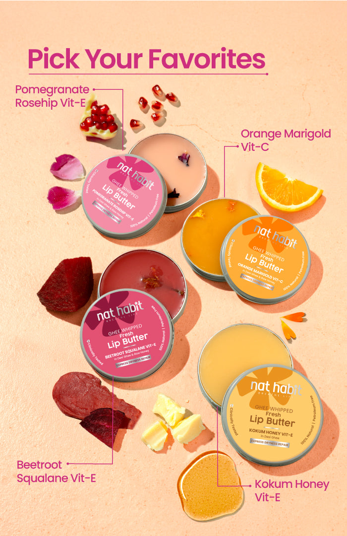 Pomegranate Rosehip Vit-E Lip Butter 8g × 1