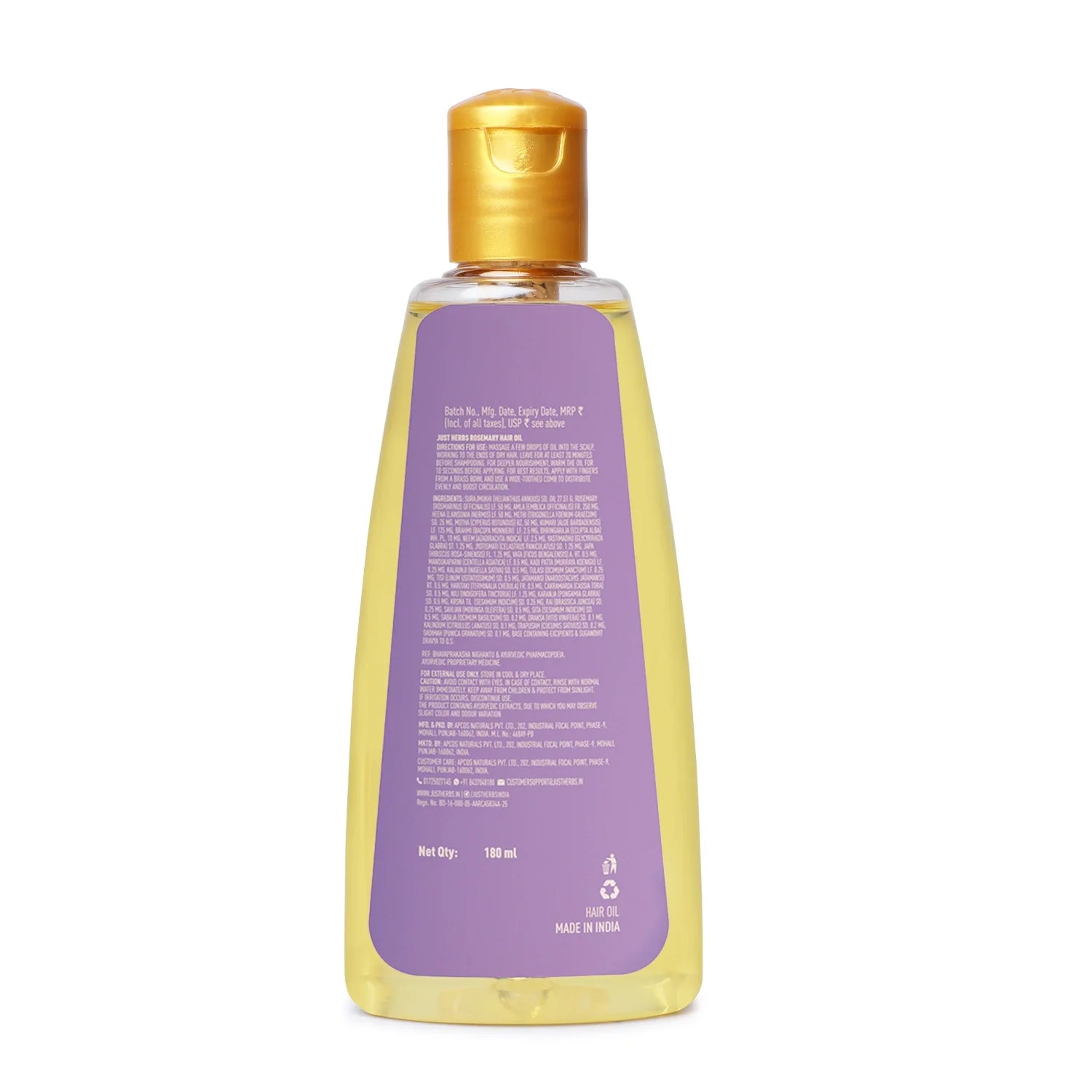 Rosemary Hair Oil 180ml