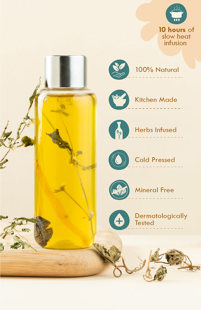 Brahmi Matsyakshi Summer Baby Hair & Scalp Oil 110ml