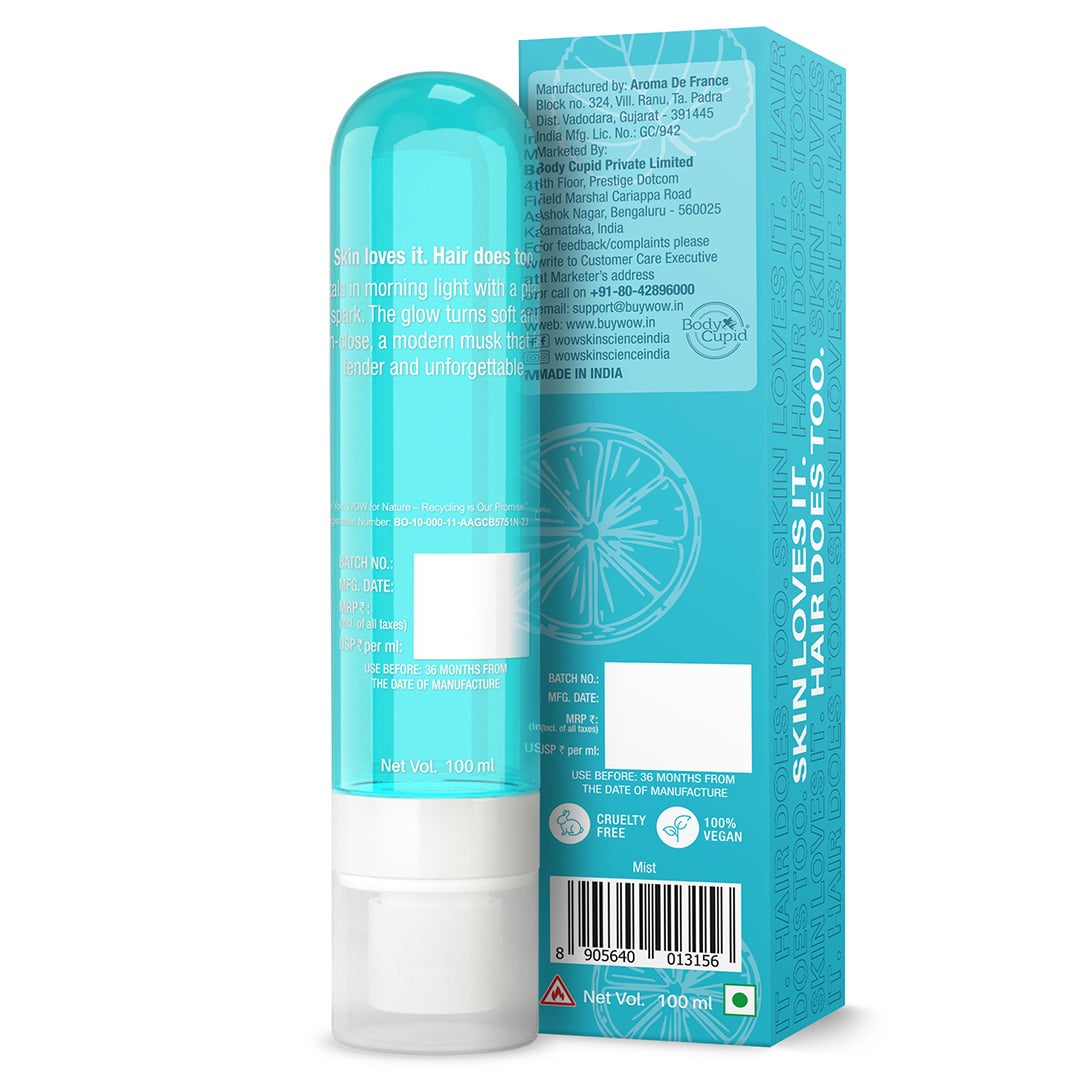 Blue Ember Hair & Body Perfume Mist Refreshing Grapefruit & Sea Scent 100ml