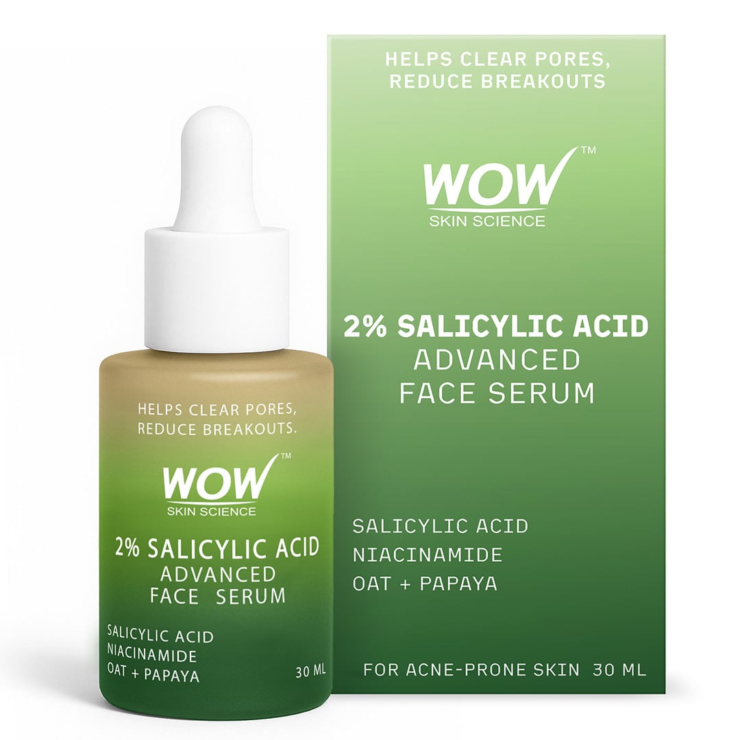 2% Salicylic Acid Face Serum Unclogs Pores & Controls Excess Oil