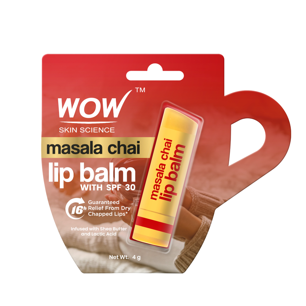 Masala Chai Lip Balm Moisture Seal & Nostalgic Flavor Shine 4gm