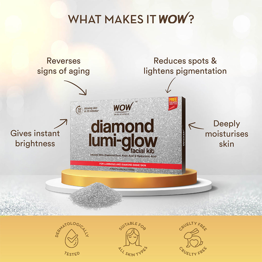 Wow Skin Science Diamond Facial Kit 85 Ml 85ml