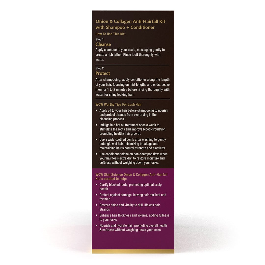 Onion Hair Fall Control Duo Kit Prevents Hair Fall & Promotes Healthy 600ml