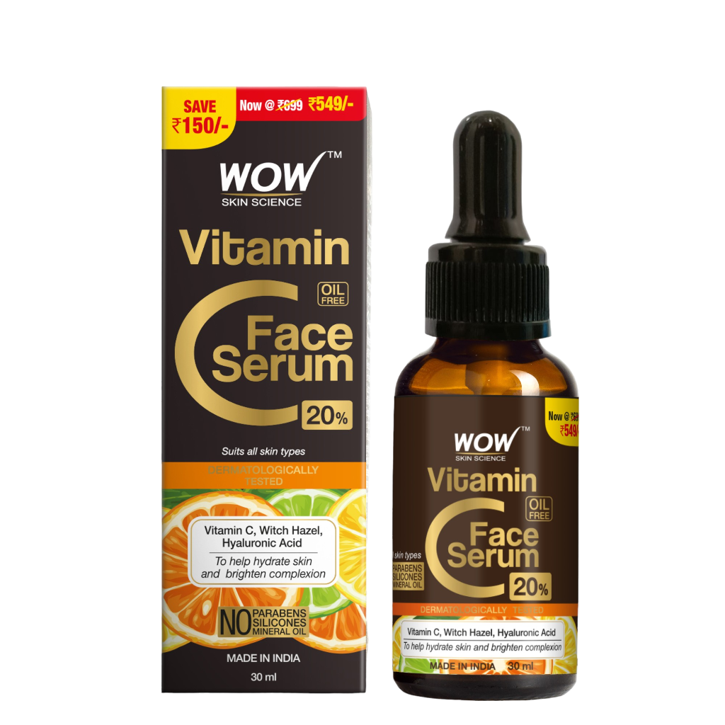 Vitamin C Face Serum 20% Brightens Skin Tone & Boosts Radiance 30ml