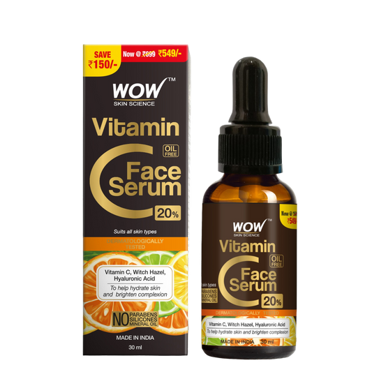 Vitamin C Face Serum 20% Brightens Skin Tone & Boosts Radiance 30ml
