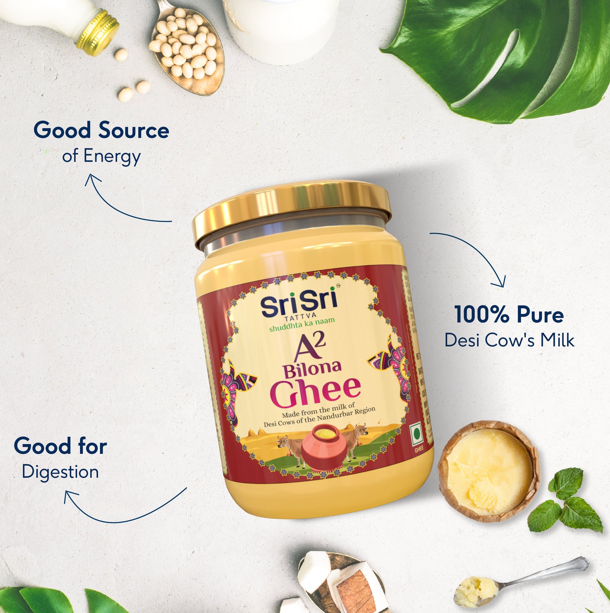 A2 Bilona Ghee, 500 ml 500ml
