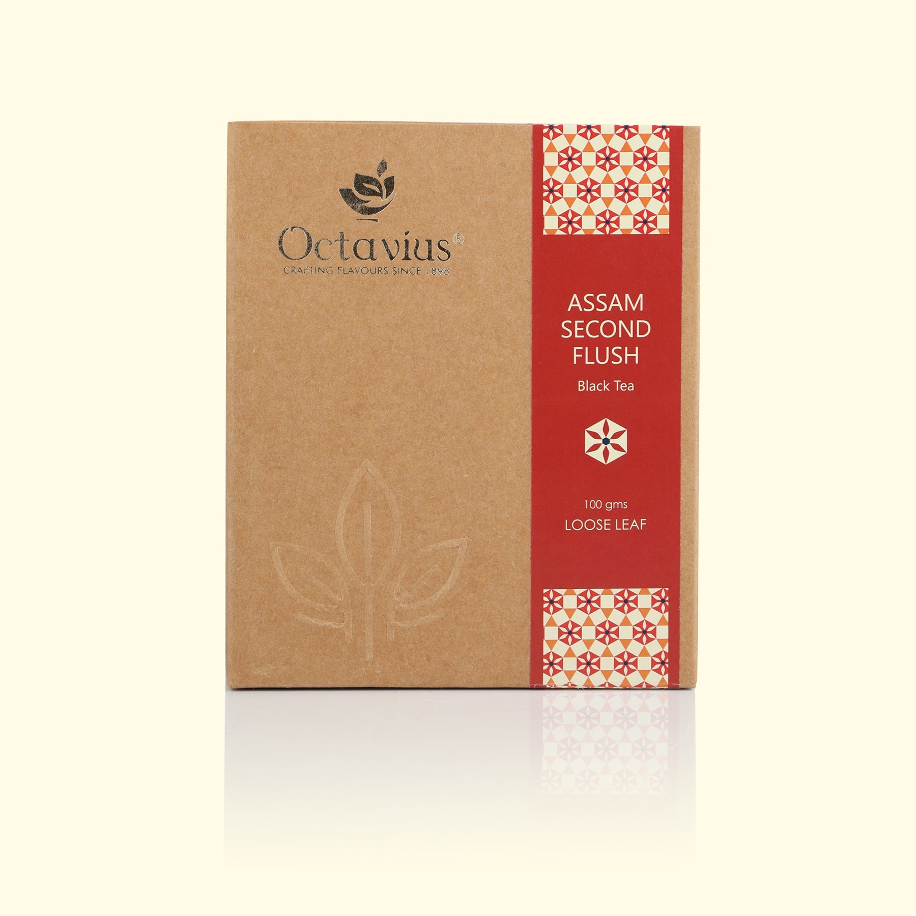 Assam Second Flush Black Tea Loose Leaf in Kraft Box - 100 Gms 100g