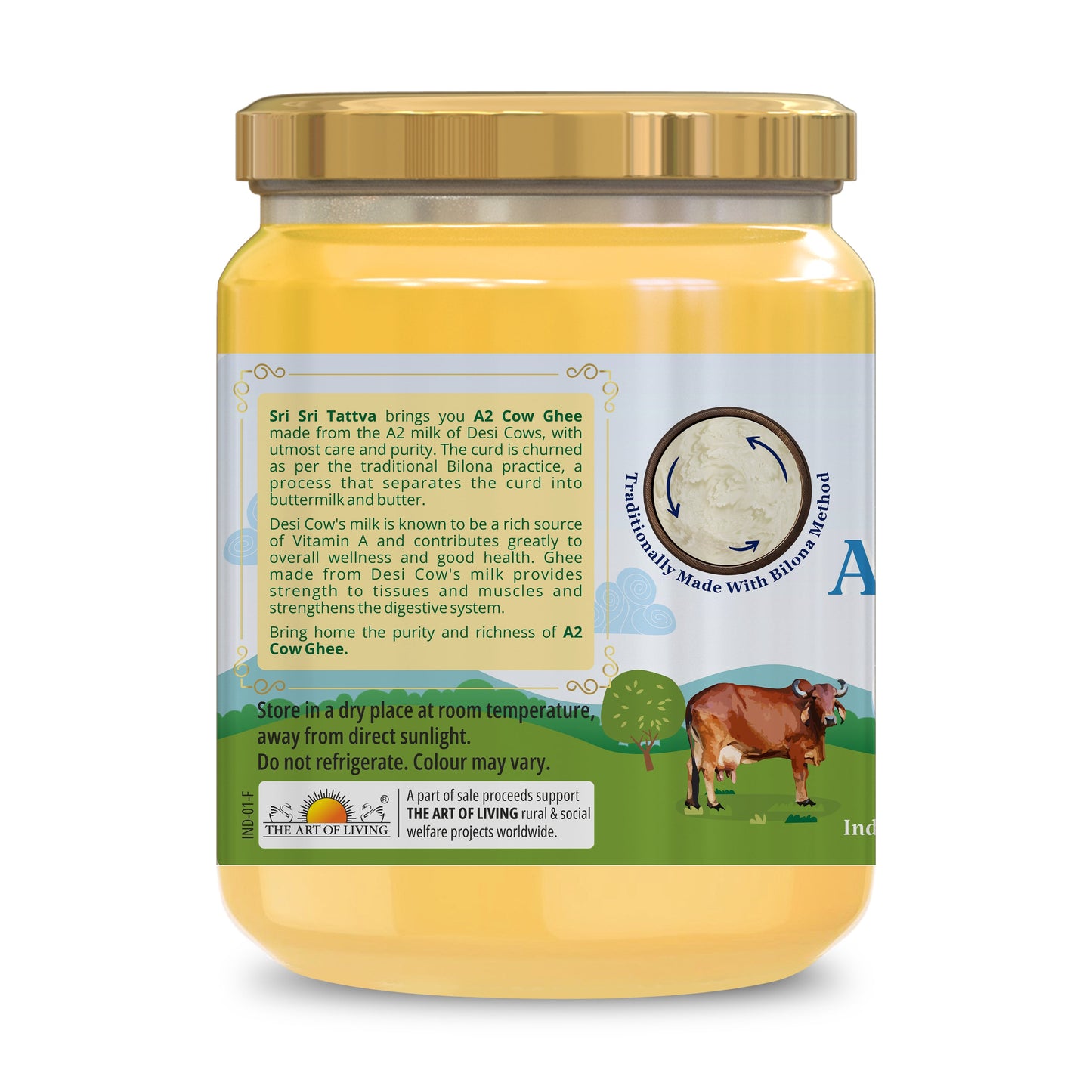 A2 Cow Ghee, 500 ml 500ml
