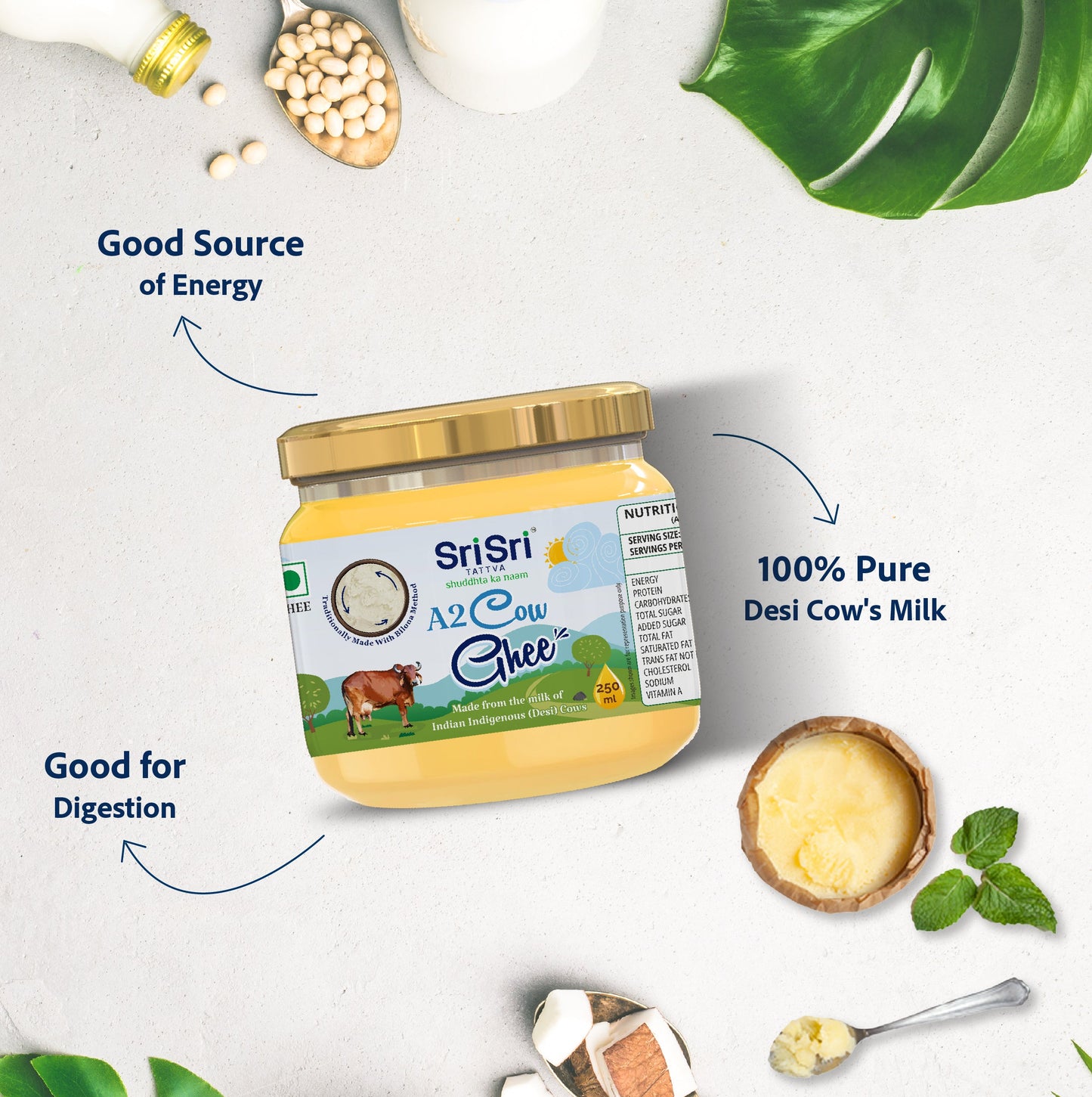 A2 Cow Ghee, 250 ml 250ml